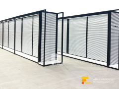 Custom Hair Store Wig Display Showcase Slatwall Racks