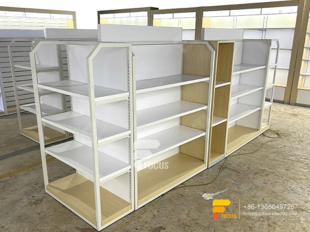 Hair Salon Interior Decoration Wig Display Glass Showcase Salon Furniture