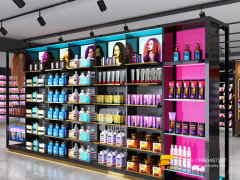 Hair Care Store Display Wig Wall Shelf Beauty Shop Counter