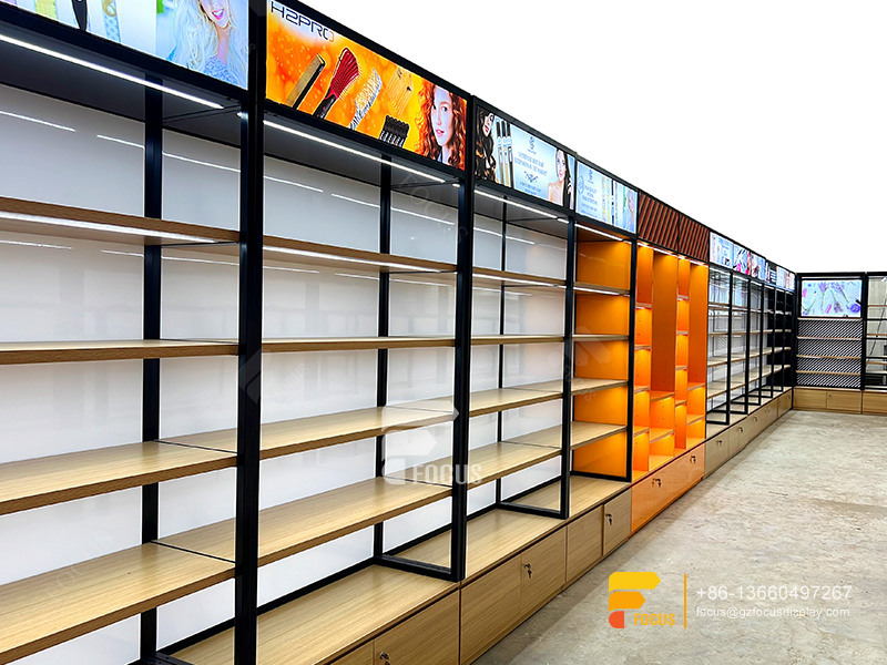 Custom Wig Shelf Display Hair Shelf Beauty Shop Furniture