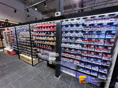 Hair Salon Layout Wig Display Shelvess Beauty Cabinet