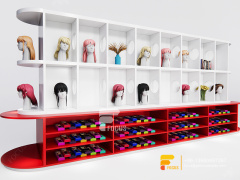 Beauty Shop Display Hair Shelves Wig Shop Decoration Design