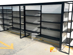 Wig Wall Displays Hair Store Furniture Slatwall Units