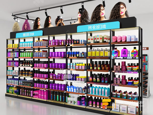 Hair Salon Product Shelvess Wig Display Shelf Beauty Custom Store