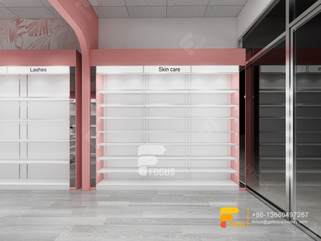 Wig Wall Hair Shop Retail Display Beauty Supply Store Fixtures