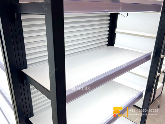Hair Display Shelf Wig Shop Decoration Design Slatwall Rack