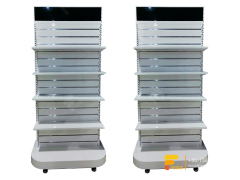 Custom Wig Shelf Hair Care Store Design Shelving Slatwall