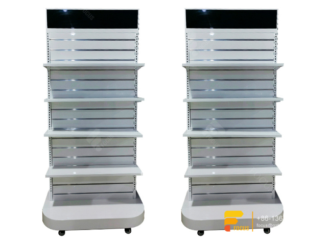 Custom Wig Shelf Hair Care Store Design Shelving Slatwall