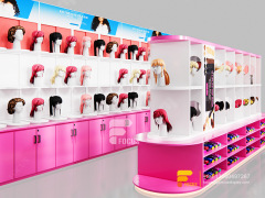 Beauty Supply Store Retail Hair Hair Display Glass Showcase Salon Furniture