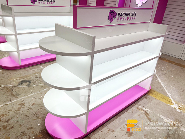 Hair Products Display Wig Rack Beauty Supply Store Shelves