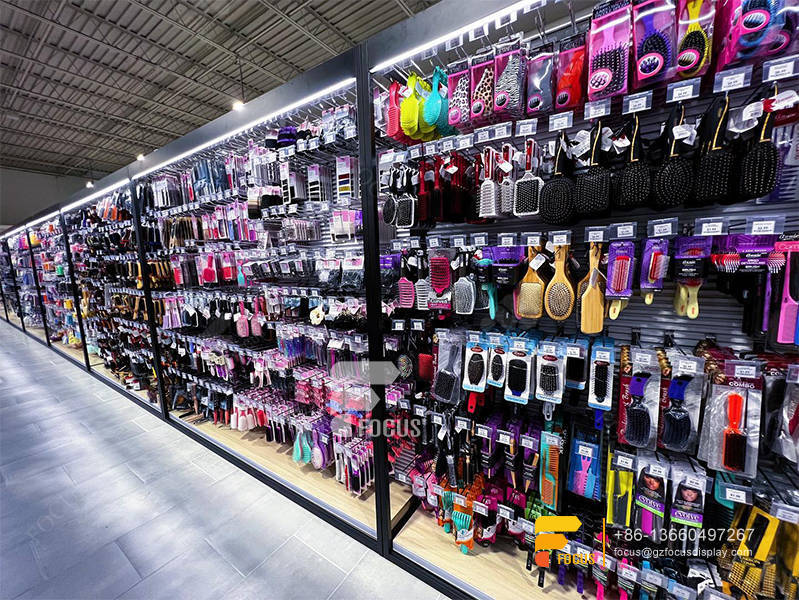 Custom Hair Shop Display Wig Wall Display Beauty Store