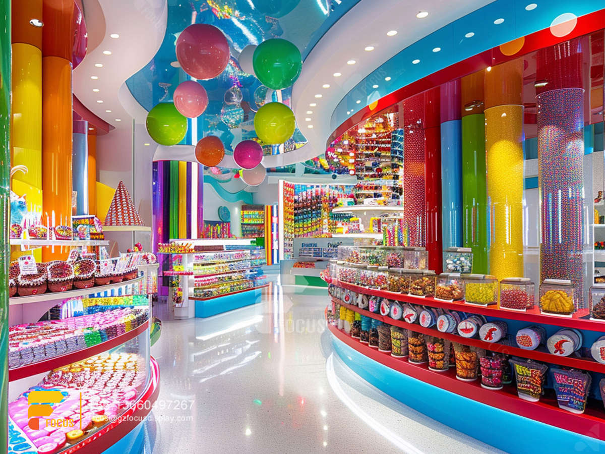 candy display cases sweet shop interior design chocolate glass counter