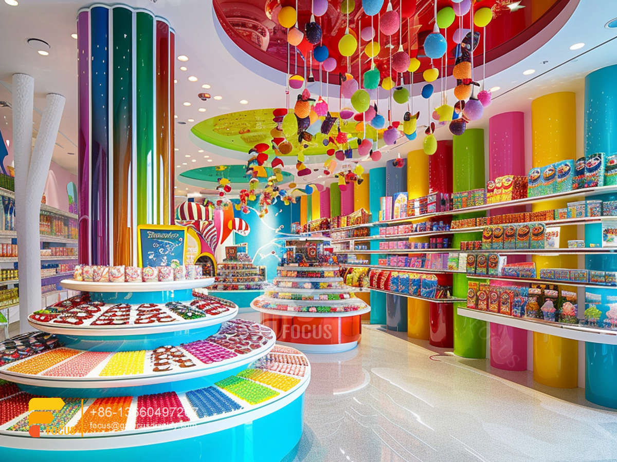 candy display cases sweet shop interior design chocolate glass counter
