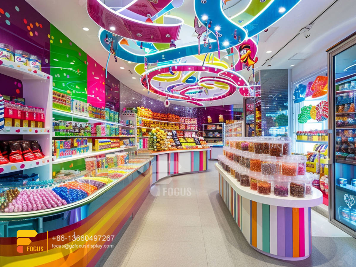 candy display shelving chocolate shops sweet shop counter design