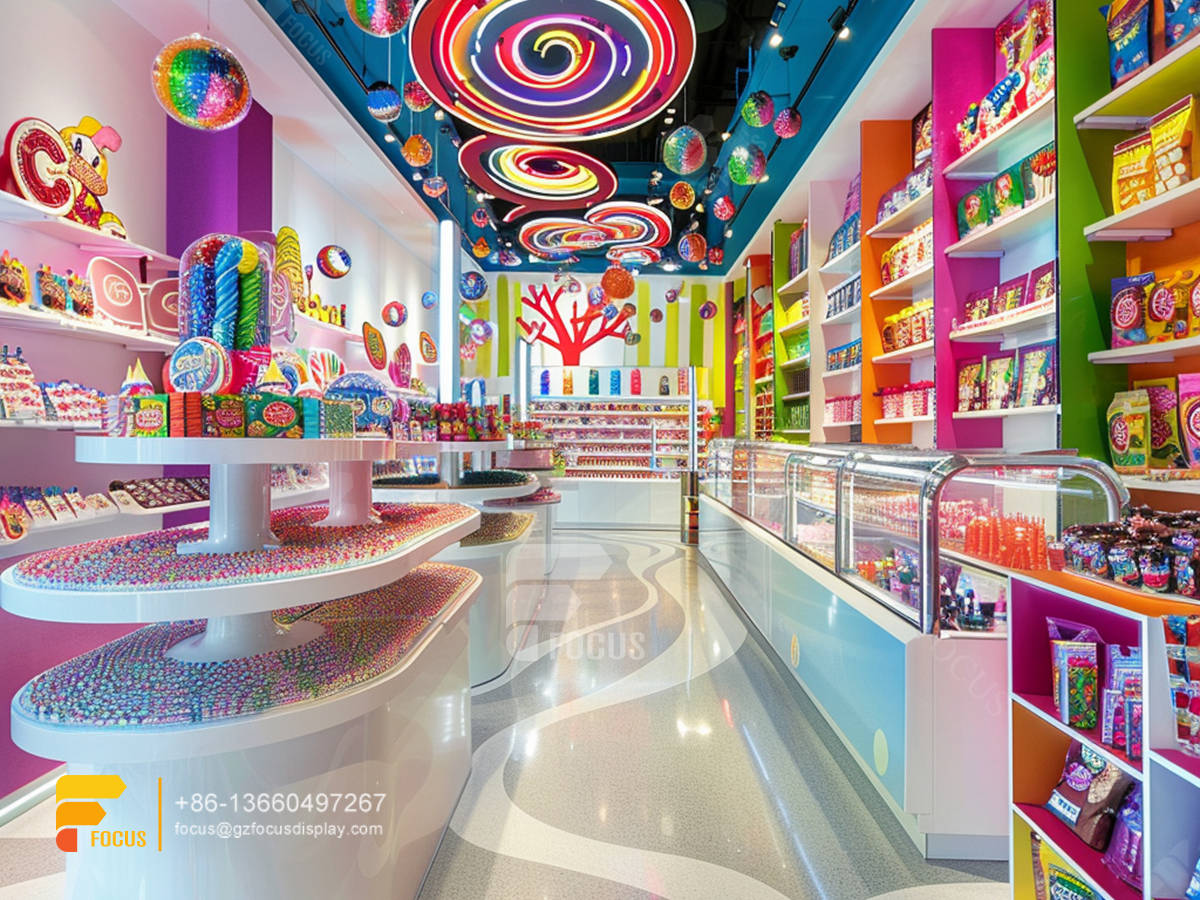 candy display shelving chocolate shops sweet shop counter design