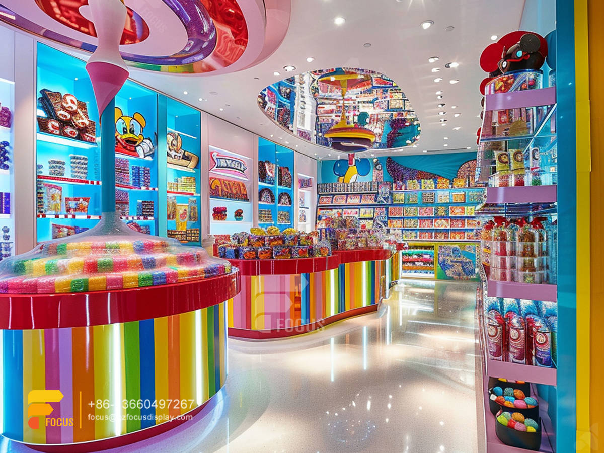 candy displays snack store design chocolate cabinet