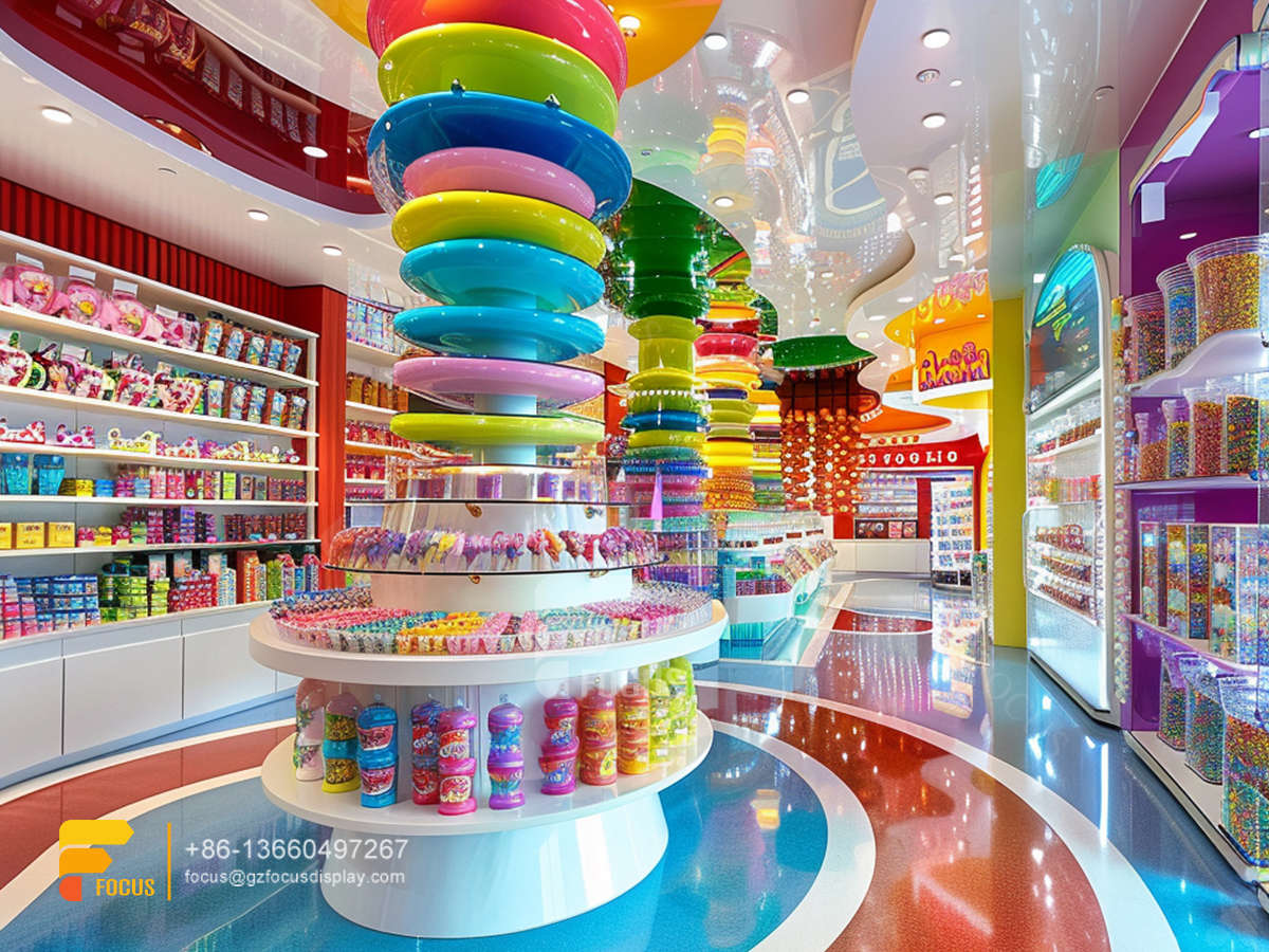 candy displays snack store design chocolate cabinet