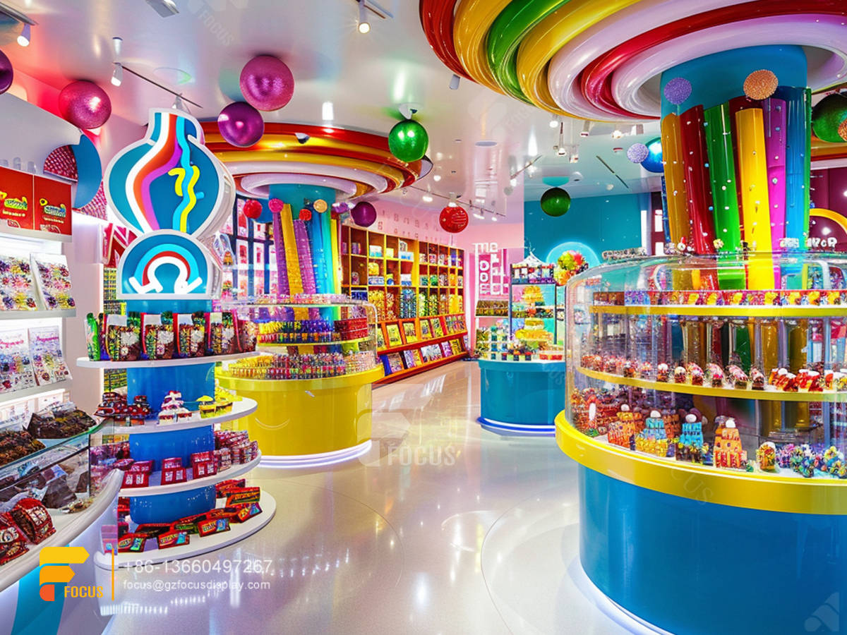 candy shelving displays chocolate stores sweet shop counter design