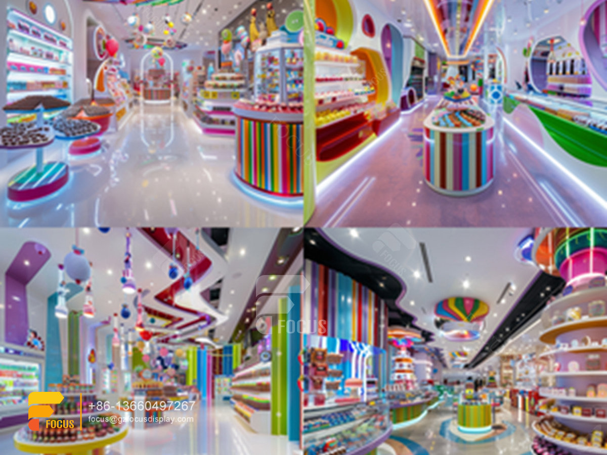 candy shop displays modern sweet shop chocolate glass counter