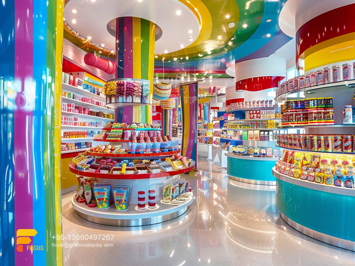 candy stand display lollipop sweet shop chocolate shop decoration