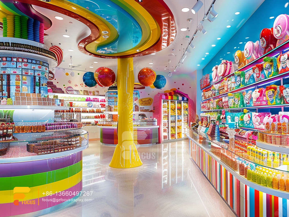 candy stand display lollipop sweet shop chocolate shop decoration