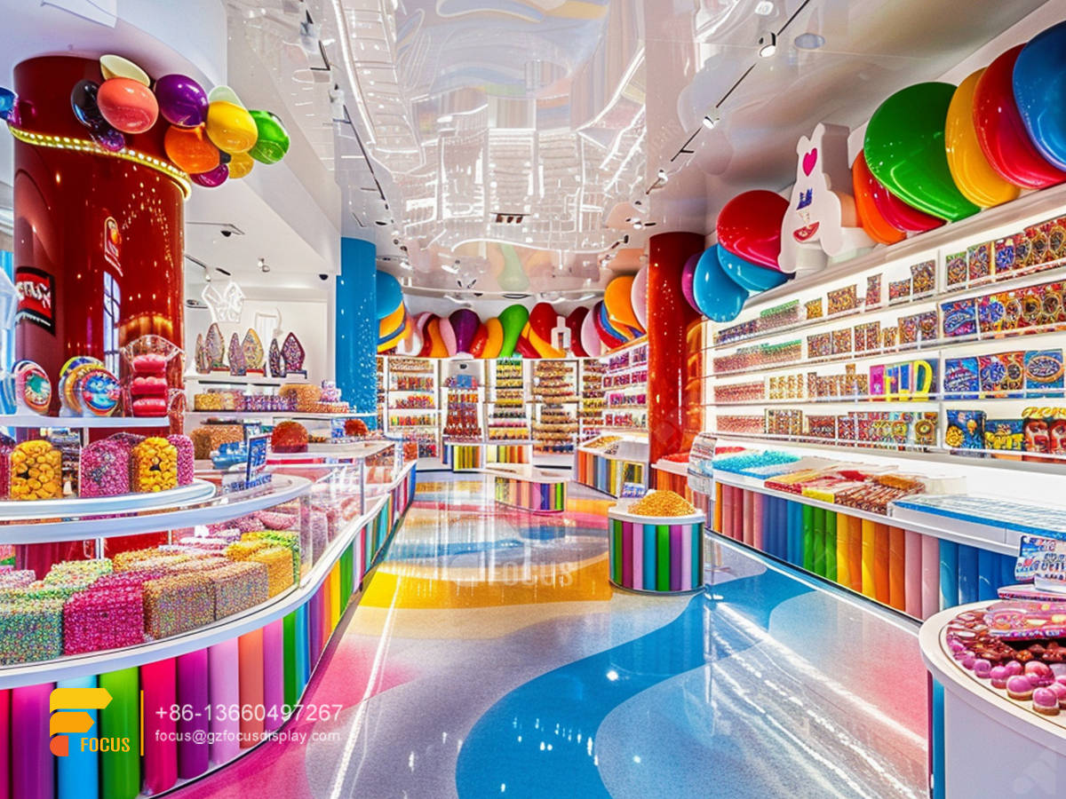 candy stand display lollipop sweet shop chocolate shop decoration