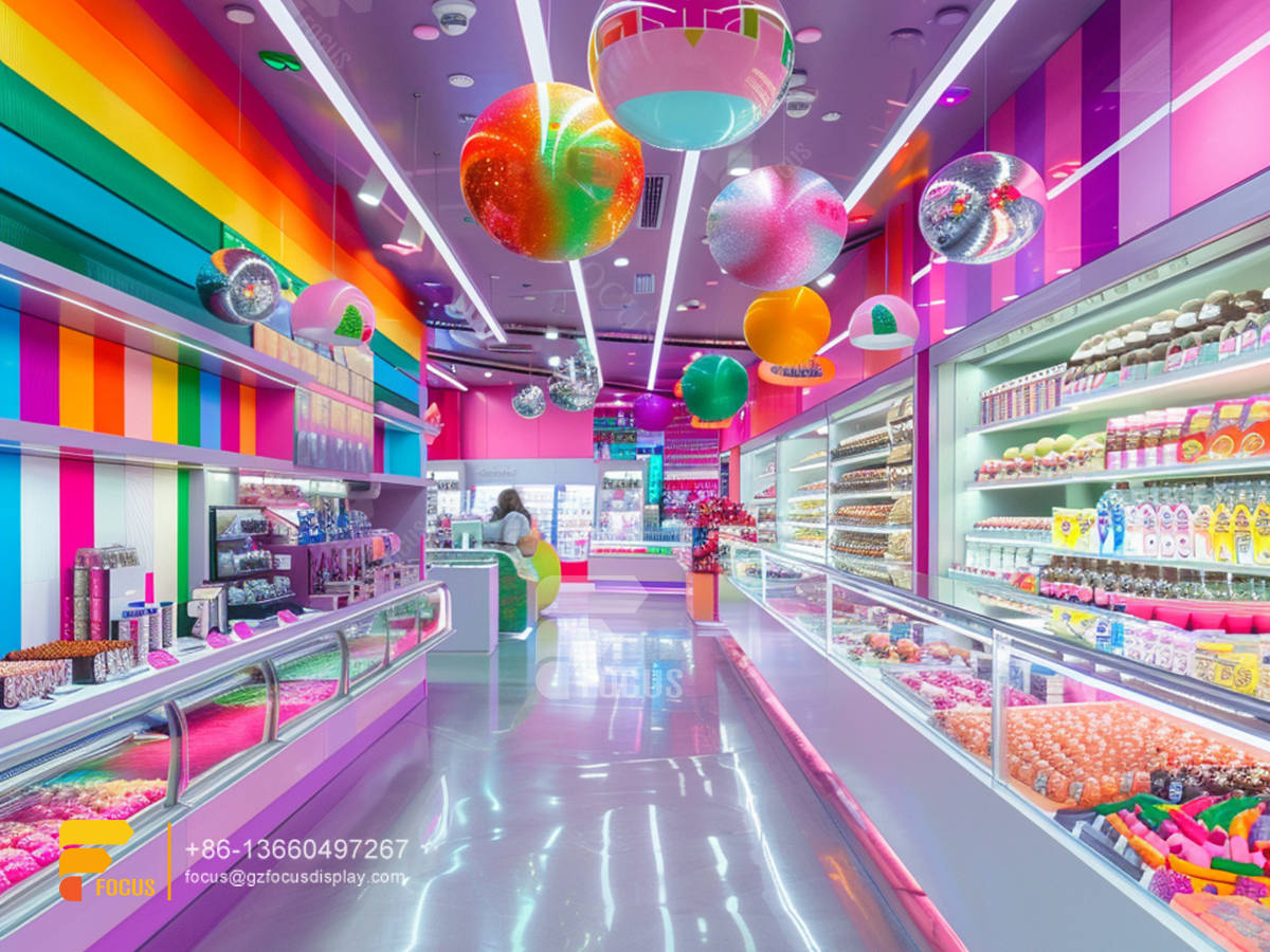 candy store display cases chocolate counter sweet shop design