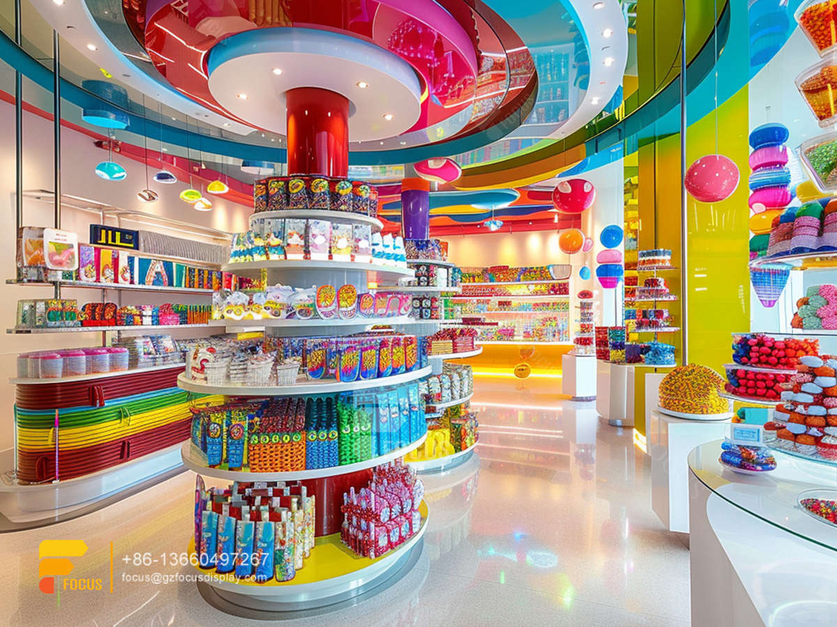 christmas candy display snack store design chocolate store