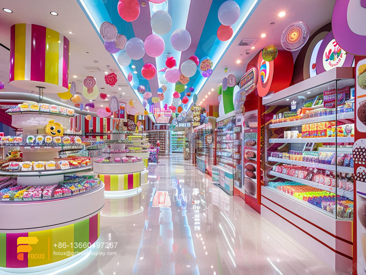 cotton candy display rack design chocolate shop chocolate shop design