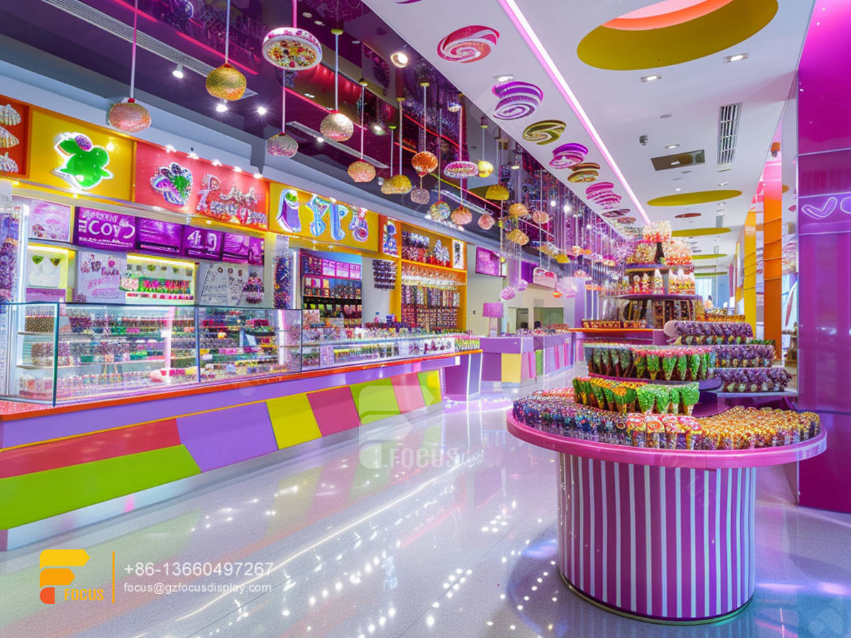 cotton candy tree display design chocolate shop sweets shop