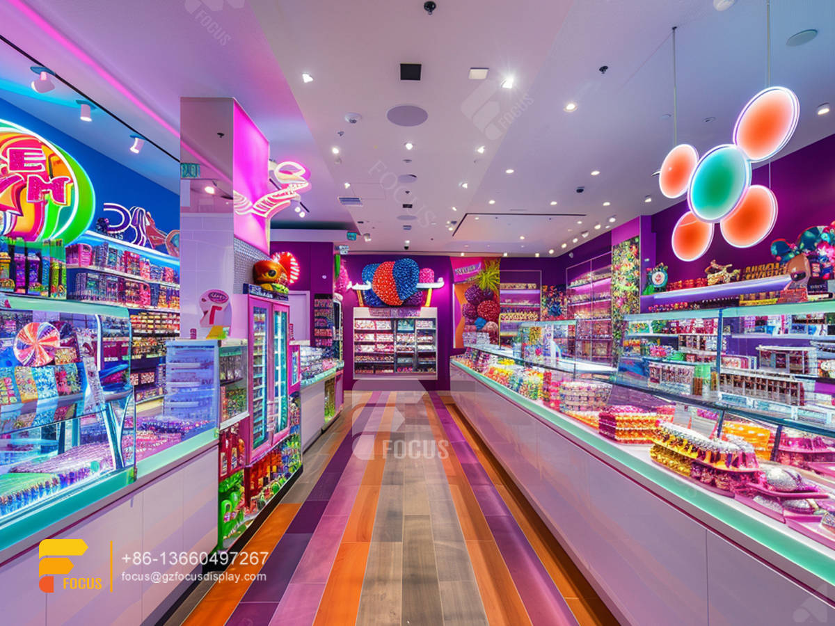 cotton candy tree display design chocolate shop sweets shop