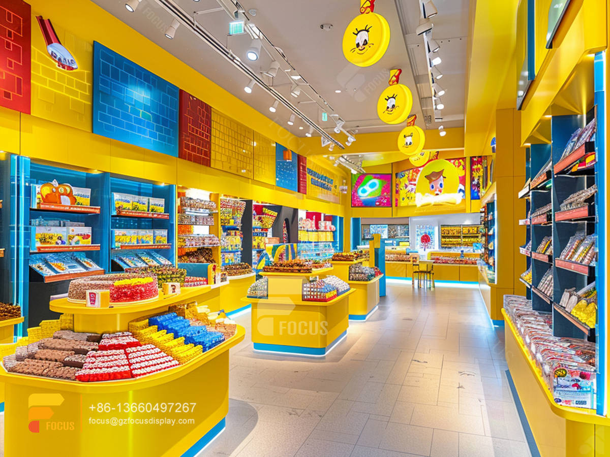 counter snack display chocolate shops sweet shop shelving