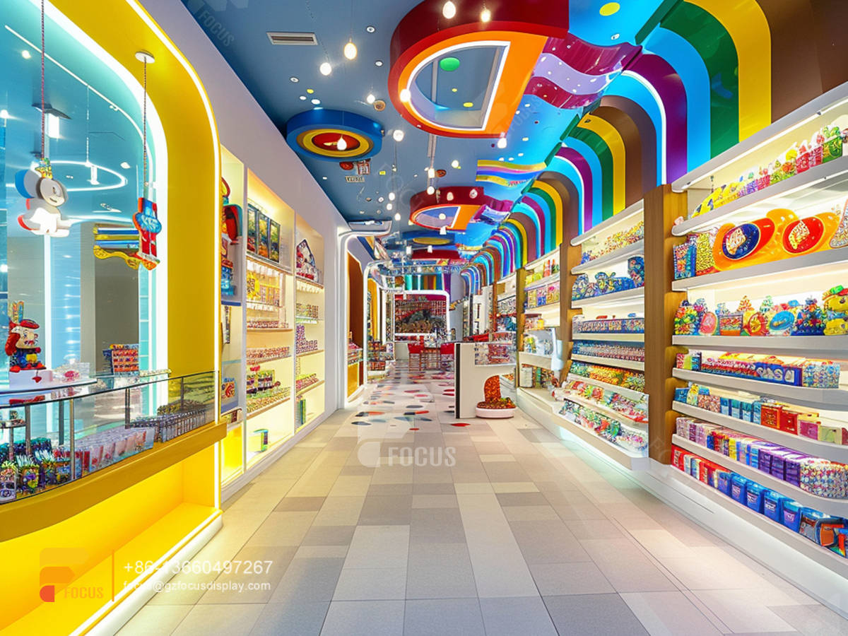 counter snack display chocolate shops sweet shop shelving