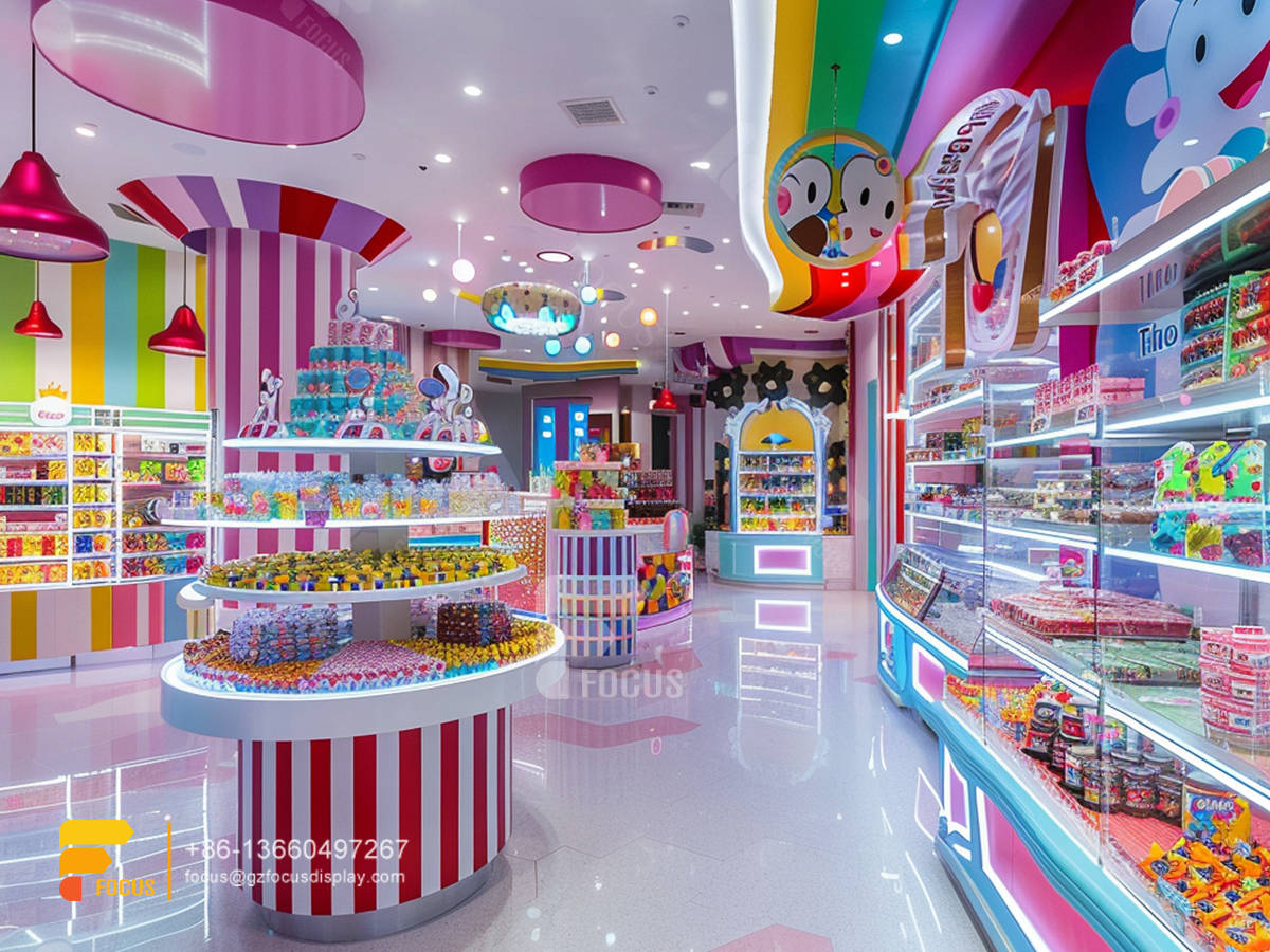 department store candy counter snack store design chocolate shop