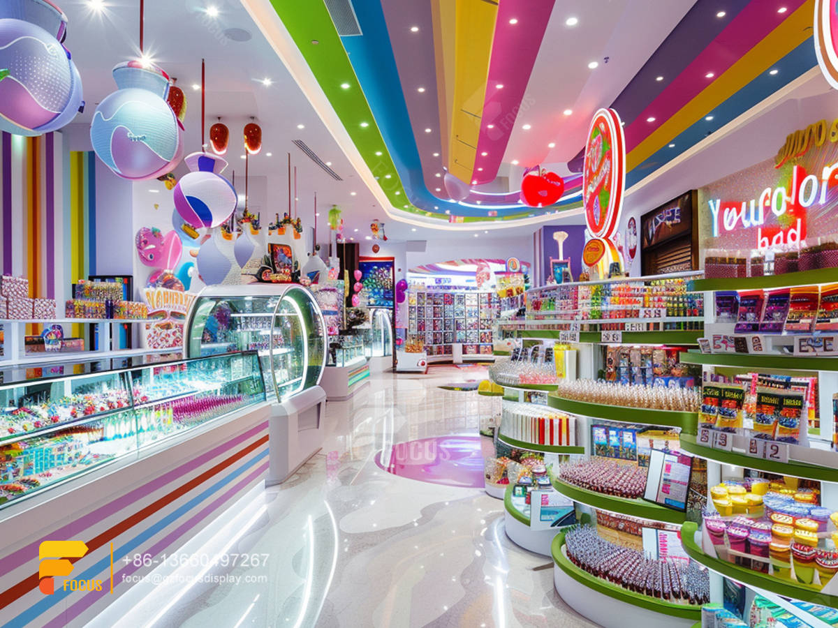glass candy display lollipop sweet shop chocolate cabinet