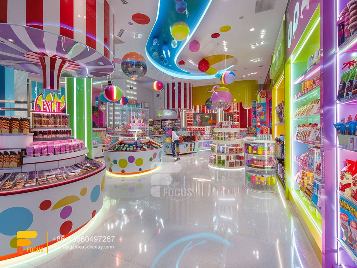 glass candy display lollipop sweet shop chocolate cabinet