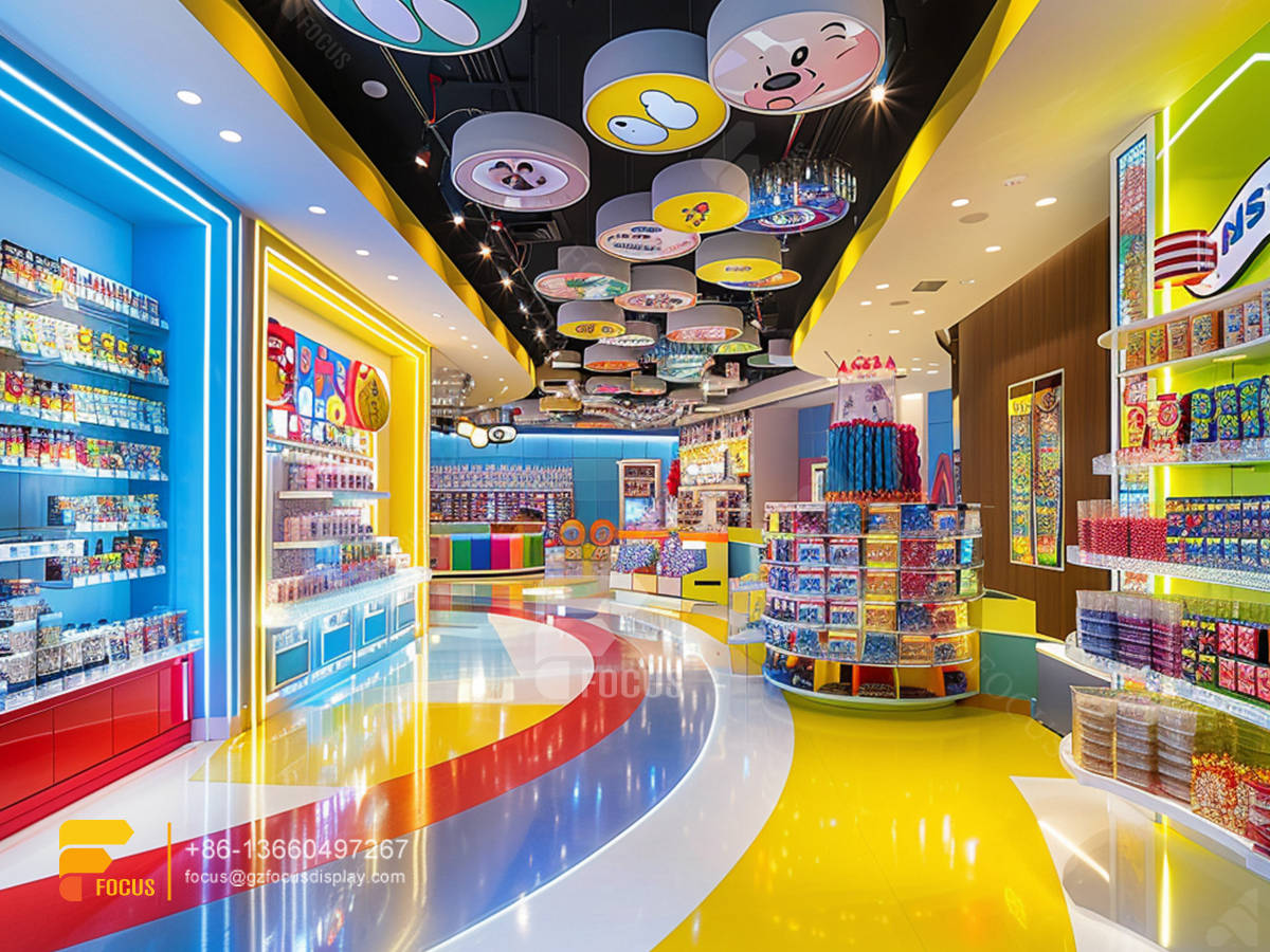 retail snack display sweet shop designs chocolate cabinet