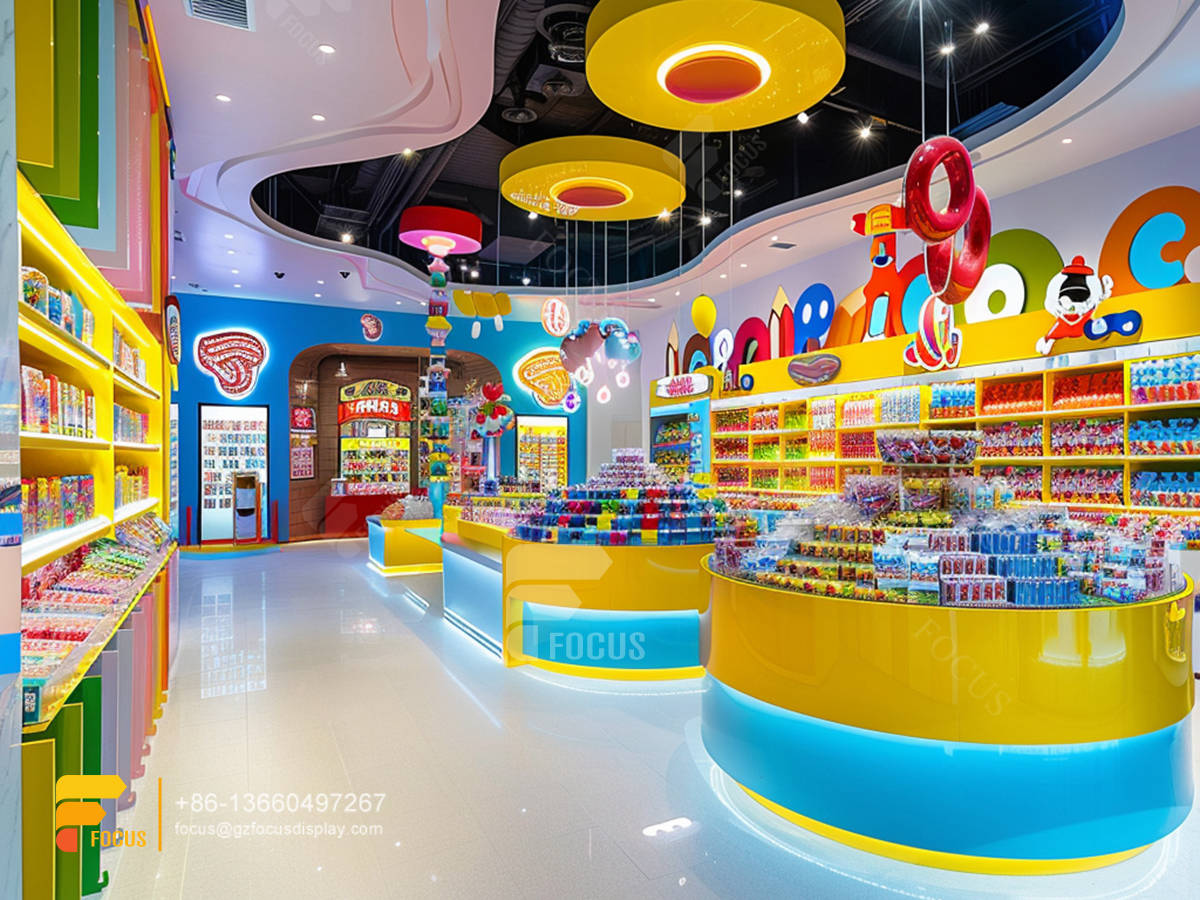 retail snack display sweet shop designs chocolate cabinet