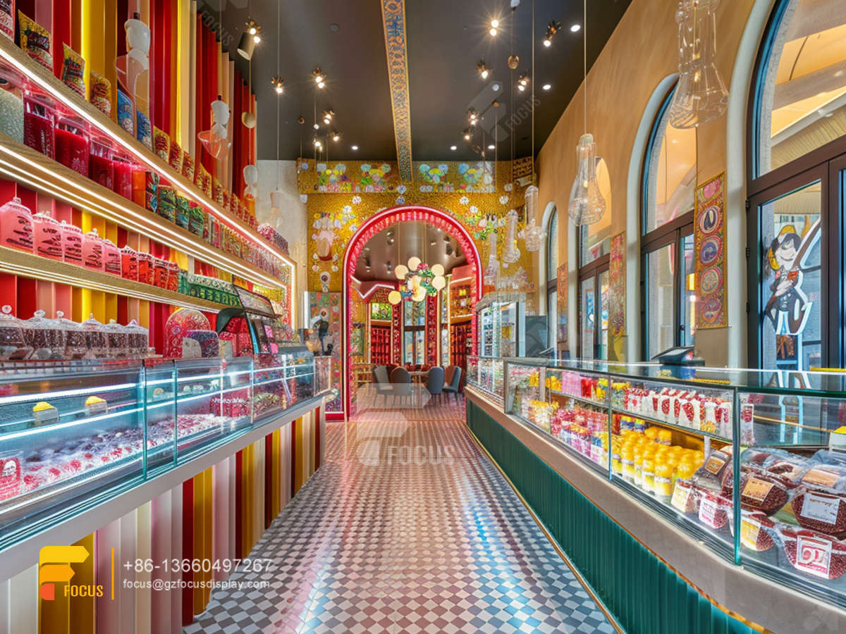 snack displays chocolate shops sweet shop counter design