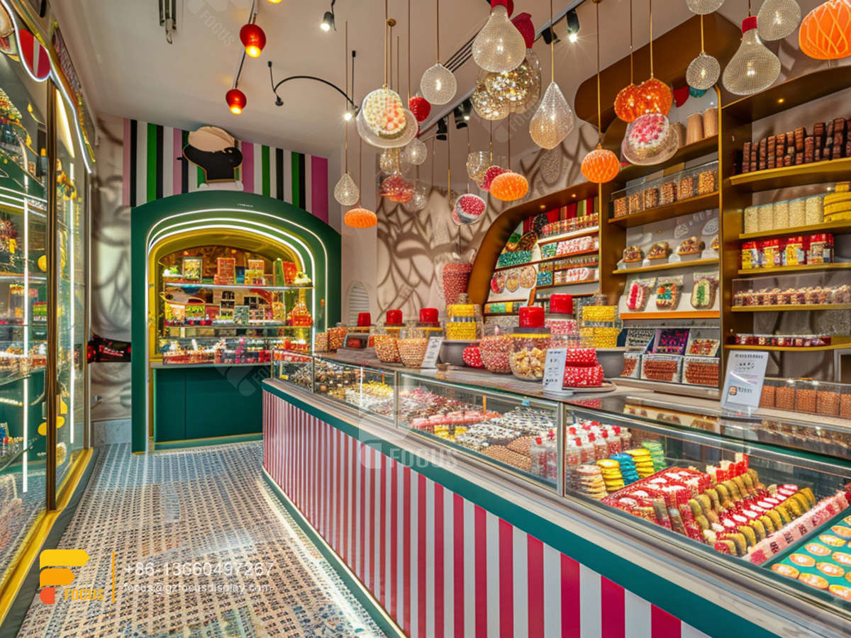snack displays chocolate shops sweet shop counter design