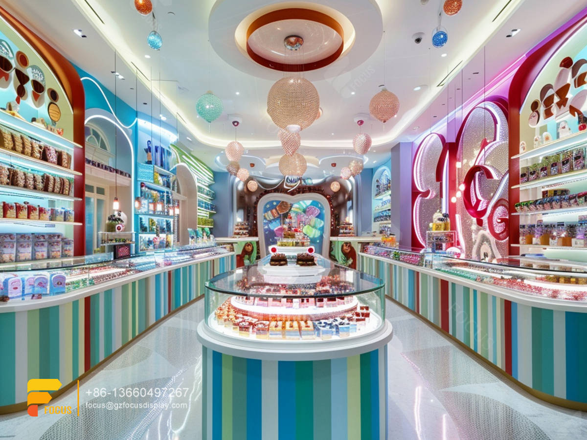 sweet display stand design chocolate shop nuts shop decor