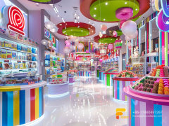 Cotton Candy Tree Display Design Chocolate Shop Sweets Shop