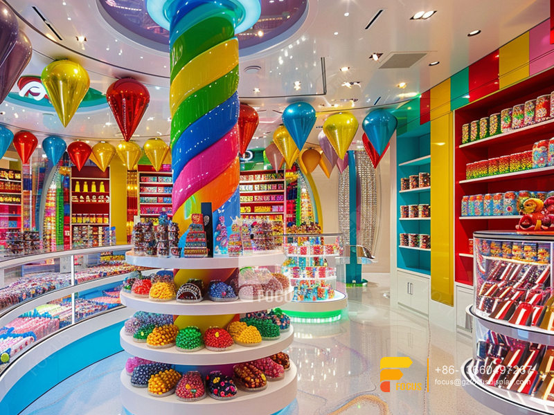 Candy Stand Display Lollipop Sweet Shop Chocolate Shop Decoration