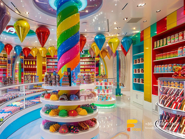 Candy Stand Display Lollipop Sweet Shop Chocolate Shop Decoration