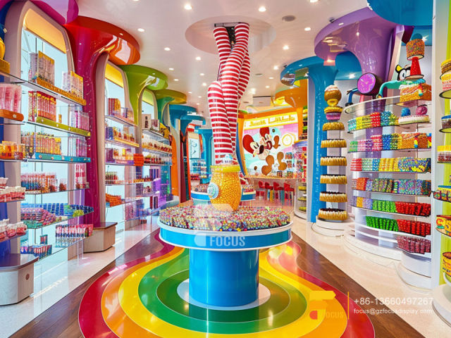 Custom Candy Display Racks Chocolate Stores Snack Counter