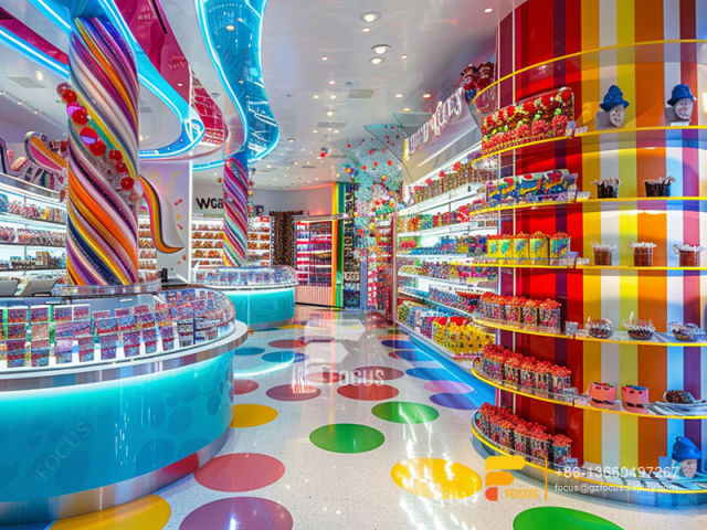 Bulk Candy Displays Snack Store Design Chocolate Rack