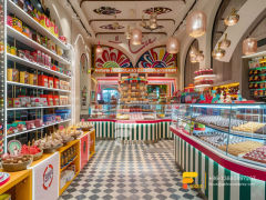 Snack Display Stands Modern Sweet Shop Nuts Shop Decor