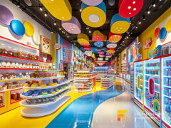 Counter Snack Display Chocolate Shops Sweet Shop Shelving