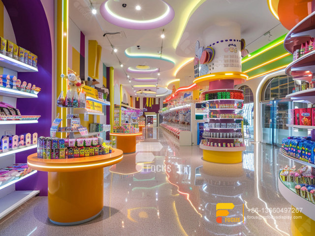 Gondola Candy Rack Snack Store Design Chocolate Shop