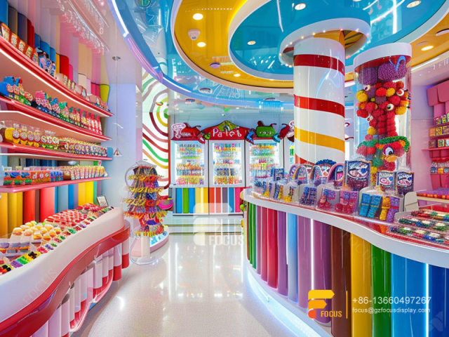 Candy Stand Display Lollipop Sweet Shop Chocolate Shop Decoration